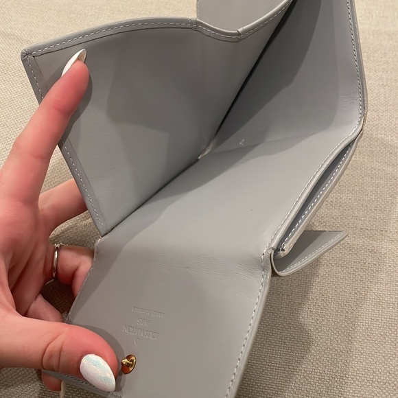 Vintage💚Louis Vuitton💚Monogram Patent Vernis Elise Wallet Perle - Picture 13 of 14